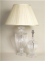 ALEXANDERS  CRYSTAL BALUSTRE LAMP